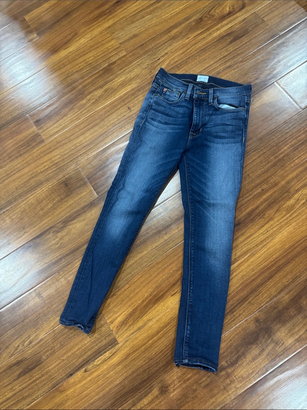 Hudson Jeans Dark Blue Skinny with Subtle Fade